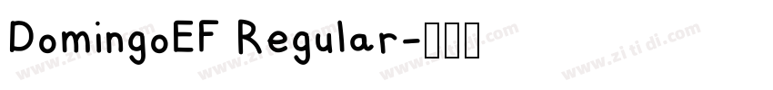 DomingoEF Regular字体转换